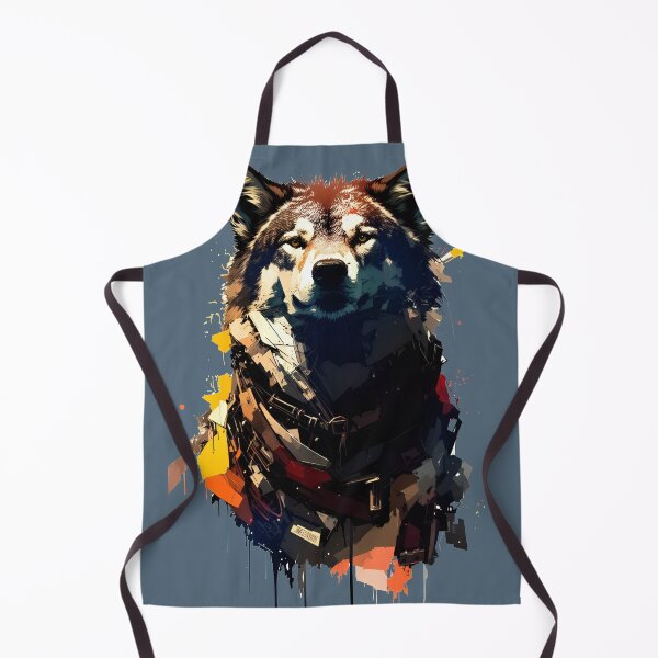 Item preview, Sci-fi Badass and Awesome Wolf Colorful  designed and sold by muhamuha.