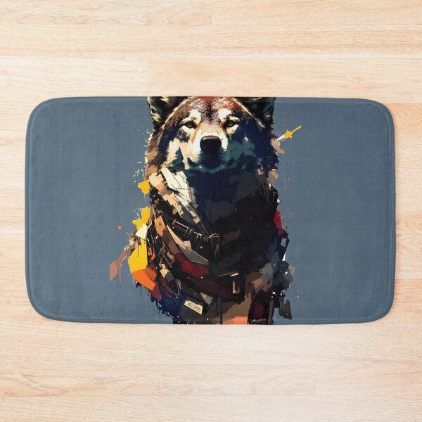 Item preview, Sci-fi Badass and Awesome Wolf Colorful  designed and sold by muhamuha.