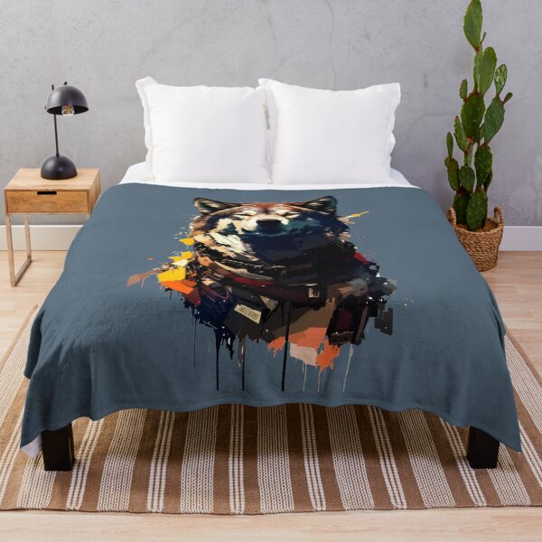 Item preview, Sci-fi Badass and Awesome Wolf Colorful designed and sold by muhamuha.