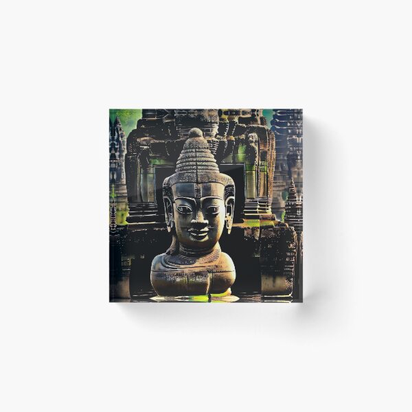 Item preview, Bayon Temple Painting designed and sold by RaveToTheGrave.