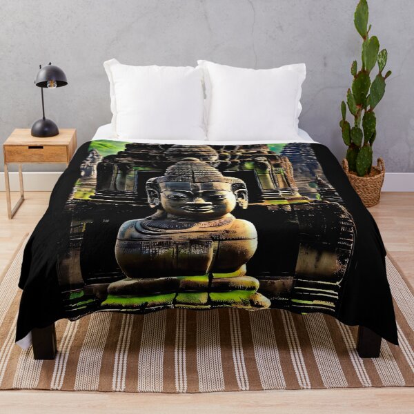 Item preview, Bayon Temple Painting designed and sold by RaveToTheGrave.