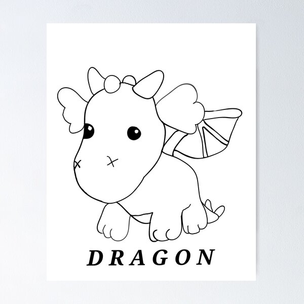 Item preview, Cute dragon 2 designed and sold by SoniasArtwork.