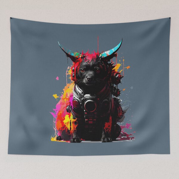 Item preview, Sci-fi Badass and Awesome Tazmania Devil Colorful  designed and sold by muhamuha.