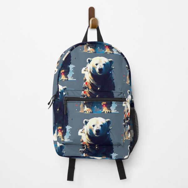 Item preview, Sci-fi Badass and Awesome Polar Bear Colorful designed and sold by muhamuha.