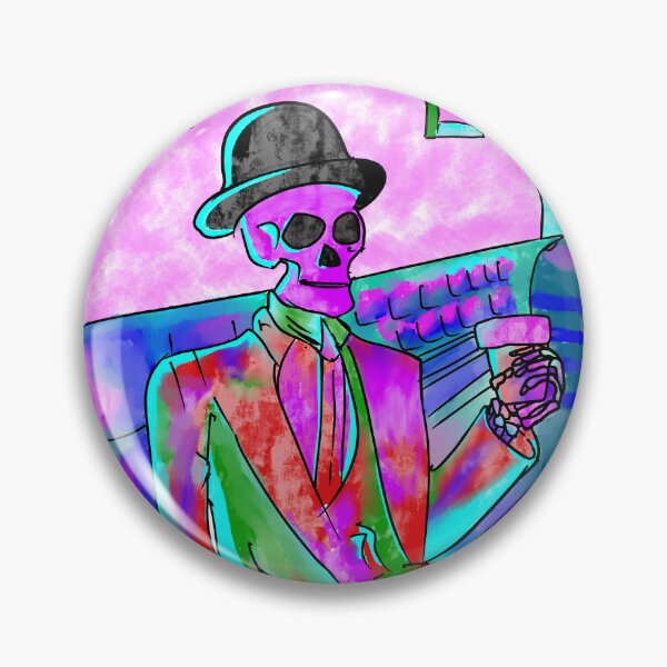 Item preview, dapper skeleton designed and sold by rainbowcatnip.