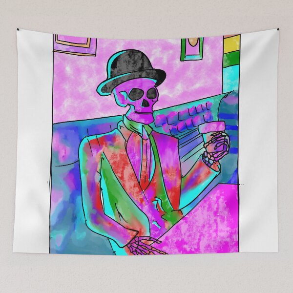 Item preview, dapper skeleton designed and sold by rainbowcatnip.