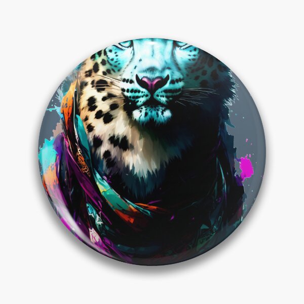 Item preview, Sci-fi Badass and Awesome Leopard Colorful  designed and sold by muhamuha.