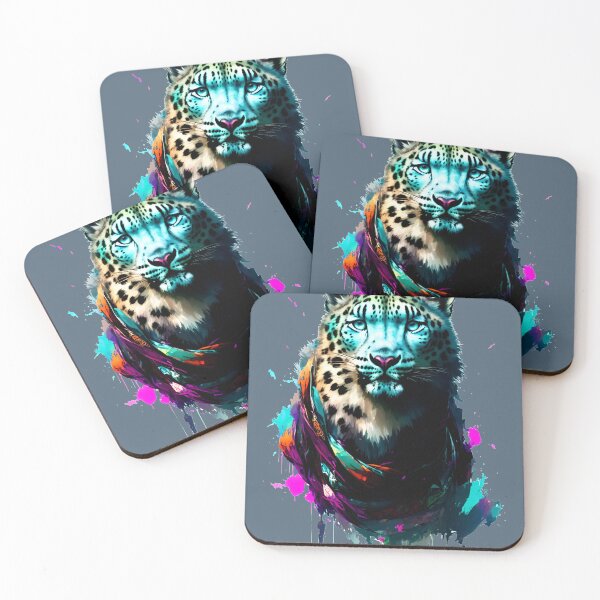 Item preview, Sci-fi Badass and Awesome Leopard Colorful  designed and sold by muhamuha.