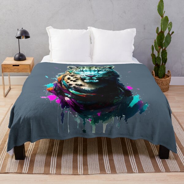 Item preview, Sci-fi Badass and Awesome Leopard Colorful  designed and sold by muhamuha.