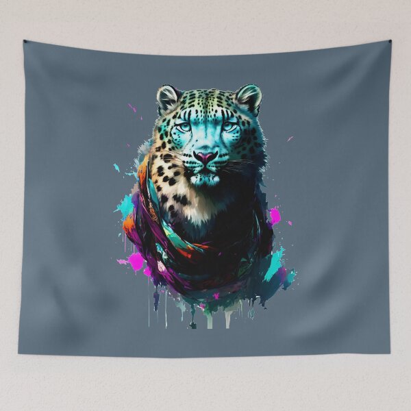 Item preview, Sci-fi Badass and Awesome Leopard Colorful  designed and sold by muhamuha.