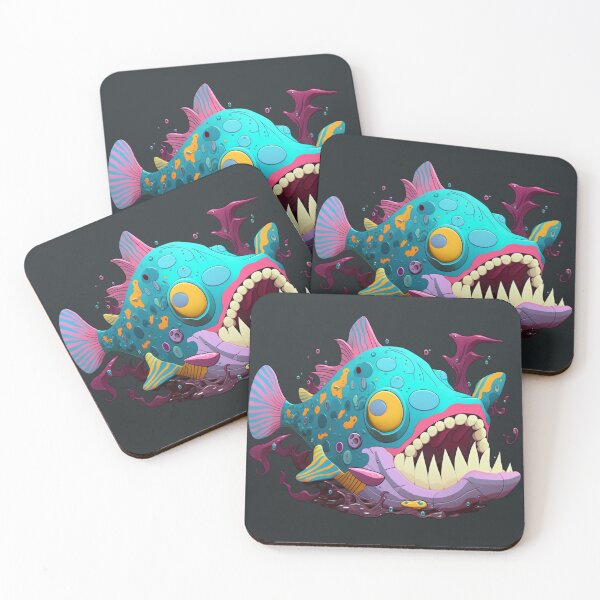 Item preview, Bruxish, the Colorful Psychic Fish in murky waters! designed and sold by Frocentric.