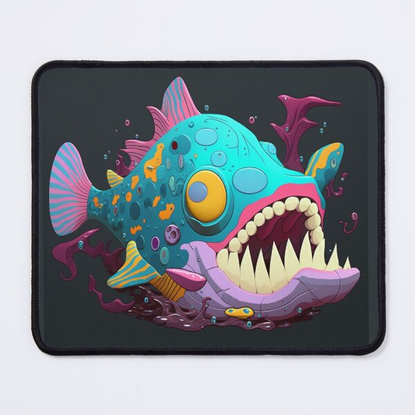 Item preview, Bruxish, the Colorful Psychic Fish in murky waters! designed and sold by Frocentric.
