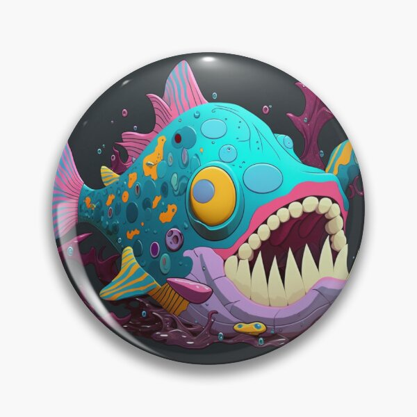 Item preview, Bruxish, the Colorful Psychic Fish in murky waters! designed and sold by Frocentric.
