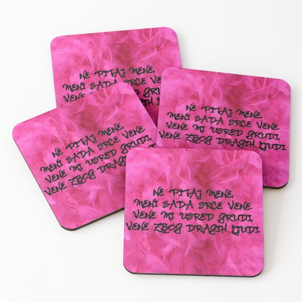 Item preview, Lyrics - Ne pitaj mene, meni sada srce vene , vene mi usred grudi, vene zbog dragih ljudi (Ne pitaj mene) designed and sold by Marija Barisic.