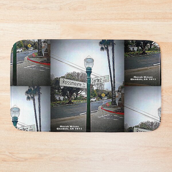 Item preview, Rossmoyne Avenue & Cortez Drive, Glendale, CA by Mistah Wilson designed and sold by The Street Sign Store.