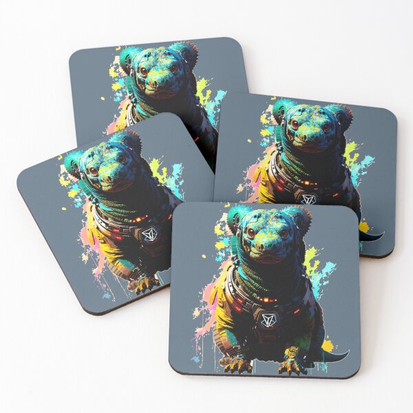 Item preview, Sci-fi Badass and Awesome Komodo Colorful  designed and sold by muhamuha.