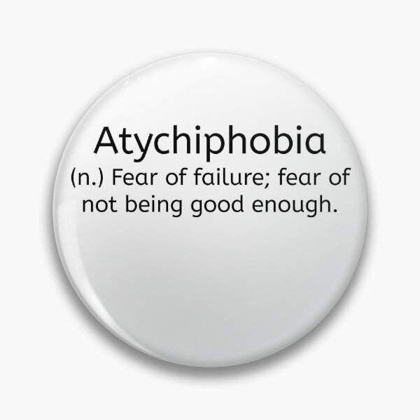 Item preview, Atychiphobia Definition  designed and sold by Mariano ⭐⭐⭐⭐⭐.