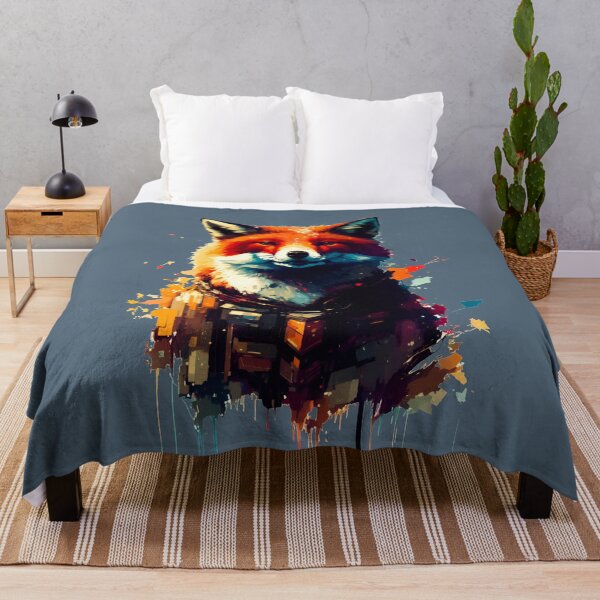 Item preview, Sci-fi Badass and Awesome Fox Colorful designed and sold by muhamuha.