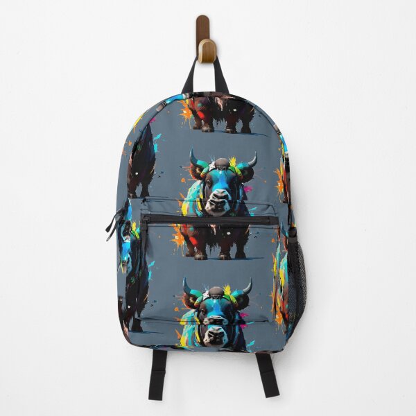 Item preview, Sci-fi Badass and Awesome Bufallo Colorful designed and sold by muhamuha.