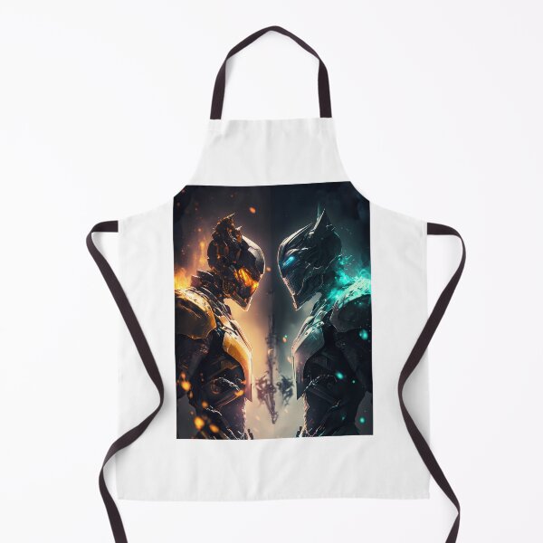 Item preview, Fire & Ice, Futuristic Power Armor Showdown | Sci-Fi Art designed and sold by DaydreamDepot.