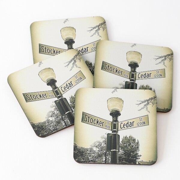 Item preview, Stocker Street & Cedar Street, Glendale, CA by Mistah Wilson designed and sold by The Street Sign Store.