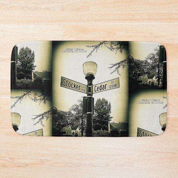 Item preview, Stocker Street & Cedar Street, Glendale, CA by Mistah Wilson designed and sold by The Street Sign Store.