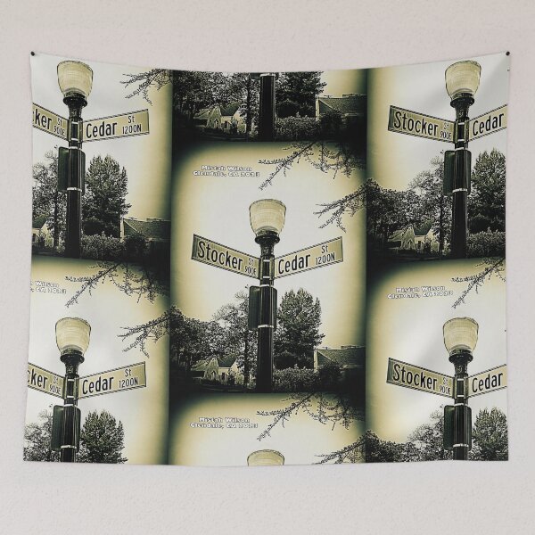 Item preview, Stocker Street & Cedar Street, Glendale, CA by Mistah Wilson designed and sold by The Street Sign Store.