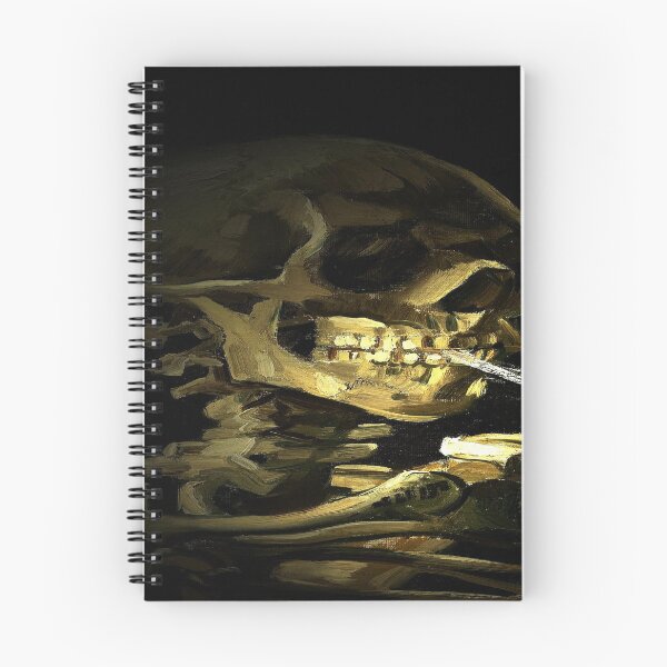 Item preview, Skull of a Skeleton with Burning Cigarette (Vincent van Gogh) Remake  designed and sold by Craig Kauzmann.