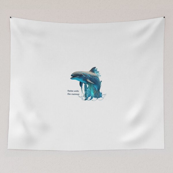 Item preview, Swim with the current designed and sold by Kachishop.