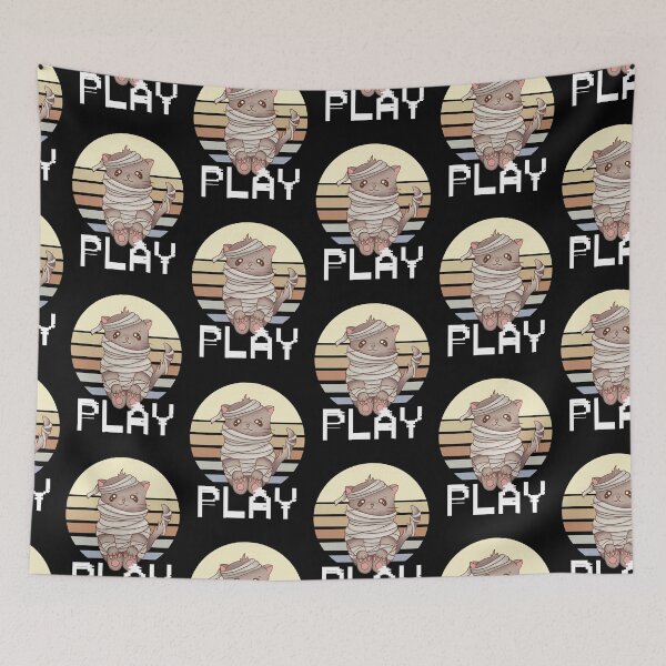 Item preview, The cat after finishing the game with his friends. designed and sold by LUJI PATTERN ATELIER .