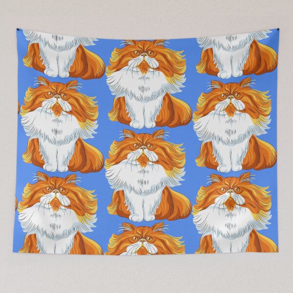 Item preview, Cute red fluffy Persian cat  designed and sold by kavalenkavart.