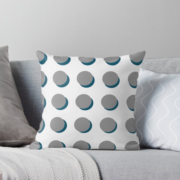 Artikelvorschau, Kopie von Peacock Blue and Grey Dots entworfen und verkauft von DamarisArtDecor.