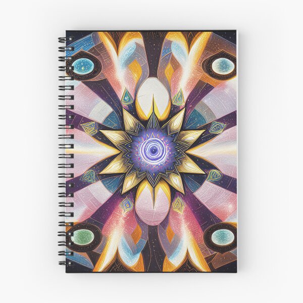 Item preview, "Sacred Vision Mandala #3" A Stunning Piece of Art Combining Sacred Geometry and Visionary Art designed and sold by Nirou-Art.