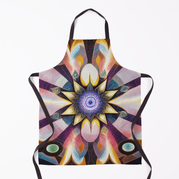 Item preview, "Sacred Vision Mandala #3" A Stunning Piece of Art Combining Sacred Geometry and Visionary Art designed and sold by Nirou-Art.
