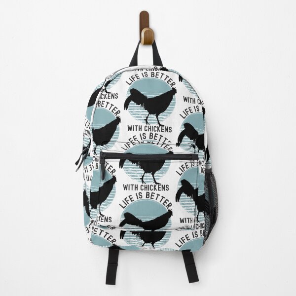 Item preview, Life Is Better With Chickens Retro Blue Sunset Design designed and sold by designsmostfowl.