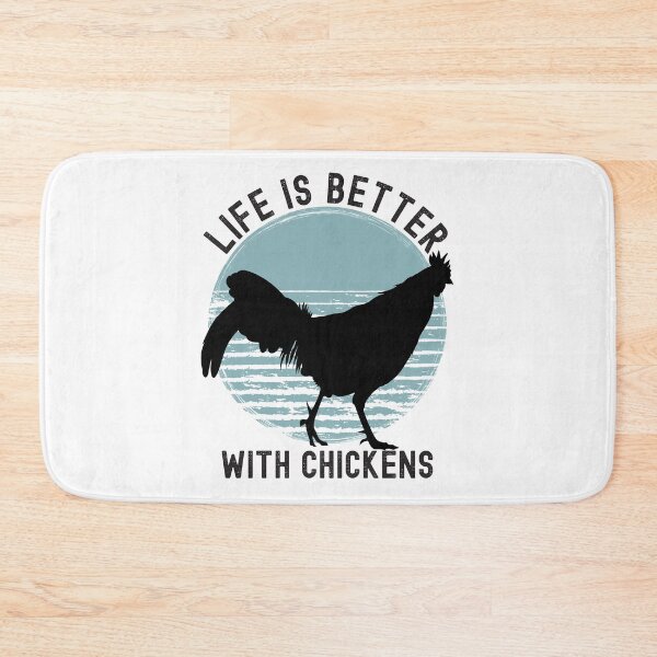Item preview, Life Is Better With Chickens Retro Blue Sunset Design designed and sold by designsmostfowl.