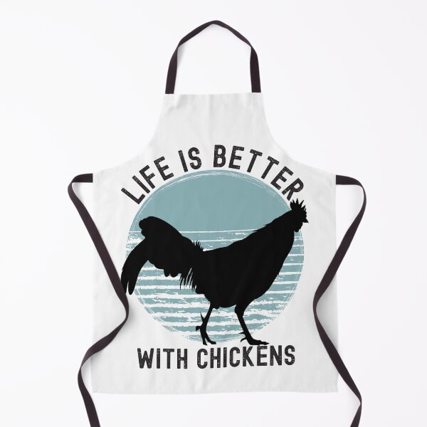 Item preview, Life Is Better With Chickens Retro Blue Sunset Design designed and sold by designsmostfowl.