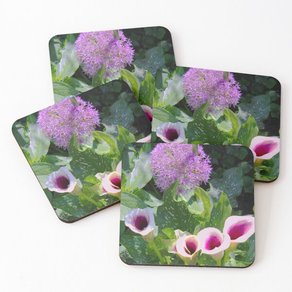 Item preview, Globe thistle and Calla Lilies designed and sold by Corey Ford.