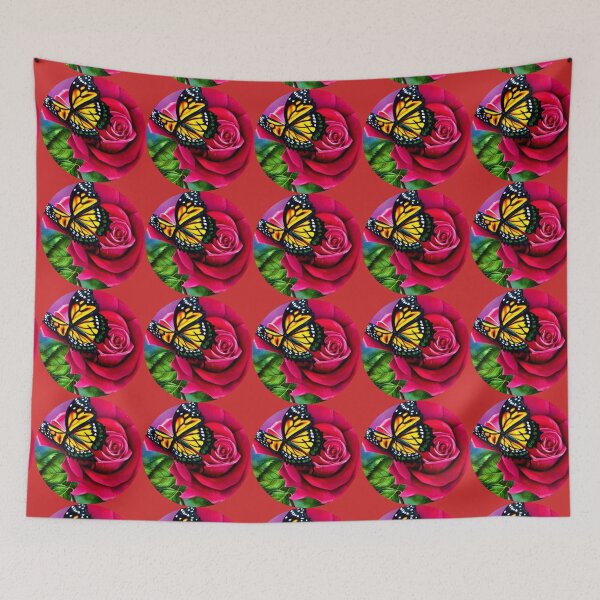 Item preview, Butterfly and rose. designed and sold by Natalia-Vlad.