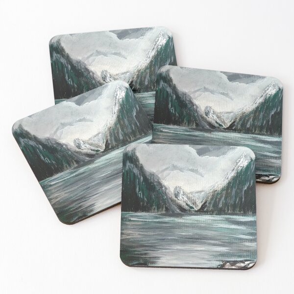 Item preview, Lake Louise Canada acrylic painting  designed and sold by WorldOfWendyArt.