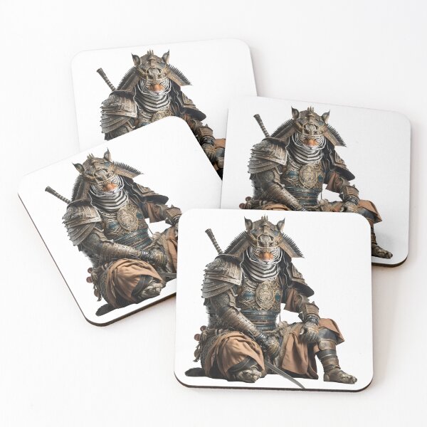 Artikelvorschau, Samurai Tiger in armor entworfen und verkauft von EagleOwlStudio.