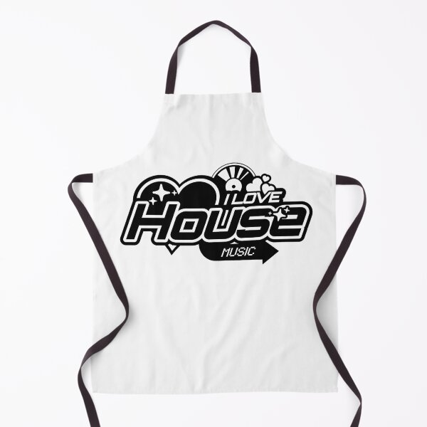 Item preview, HOUSE MUSIC  - I Love House Music Y2K  (black)  designed and sold by Discothreadz.