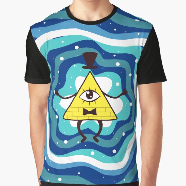 Vista previa del artículo con la obra «Bill Cipher azul», diseñado y vendido por dixieulquiorra.