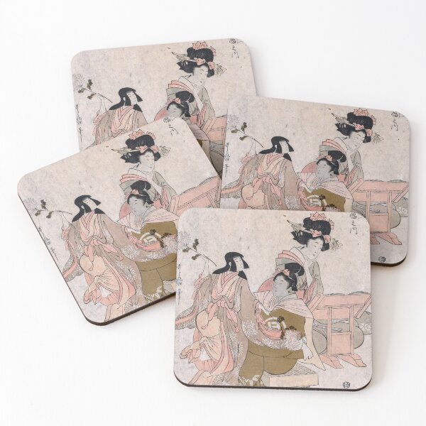 Item preview, Bunraku Puppetry - Kitagawa Utamaro II - designed and sold by LeiWeiss.