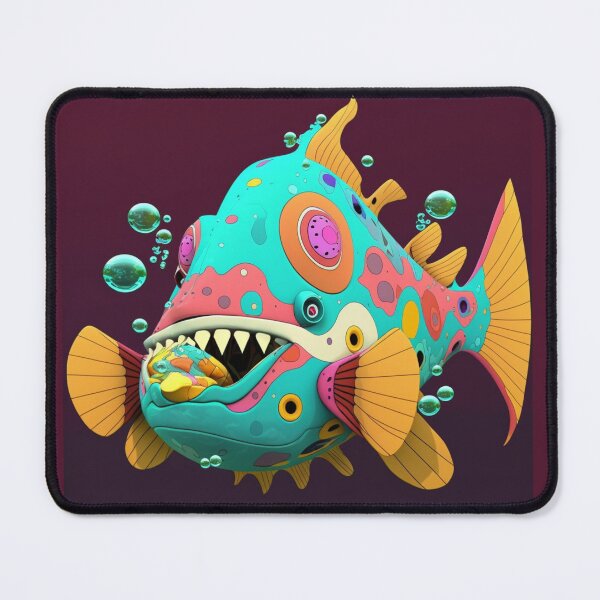 Item preview, Bruxish, the Colorful Psychic Fish in murky waters! designed and sold by Frocentric.