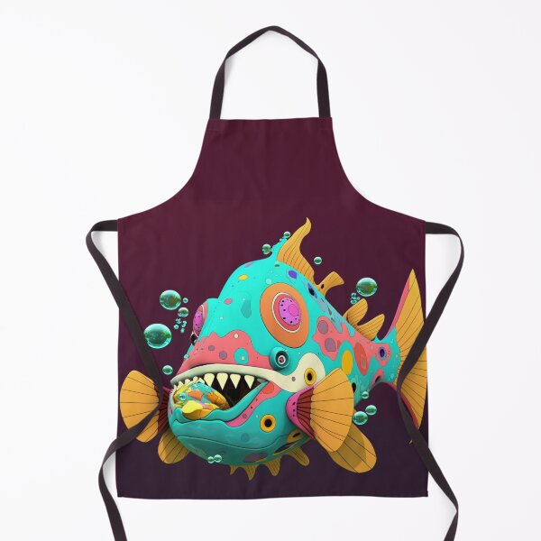 Item preview, Bruxish, the Colorful Psychic Fish in murky waters! designed and sold by Frocentric.