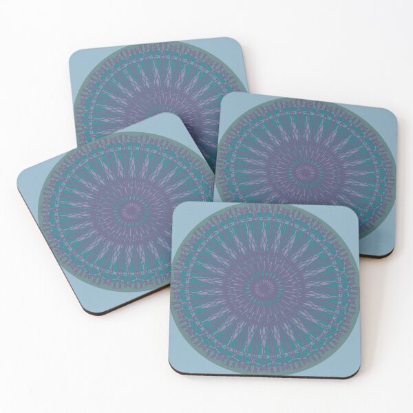 Item preview, Turquoise rosette ornament designed and sold by artoriginal.