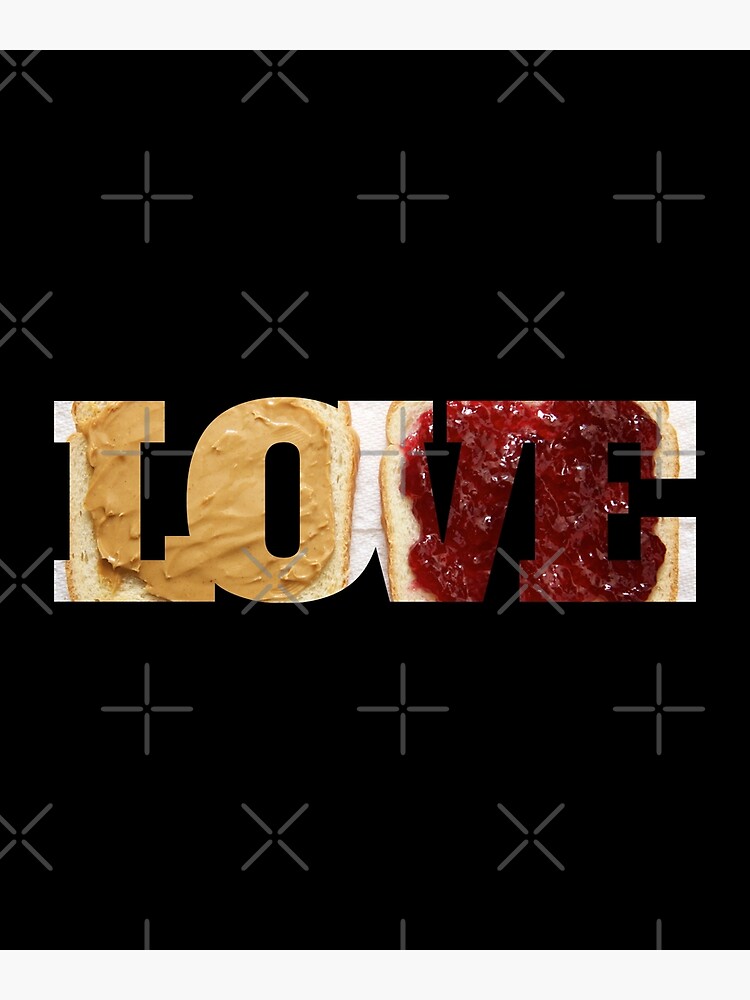 I Love to Eat PB&J - Peanut Butter and Jelly Sandwich Design Premium ...