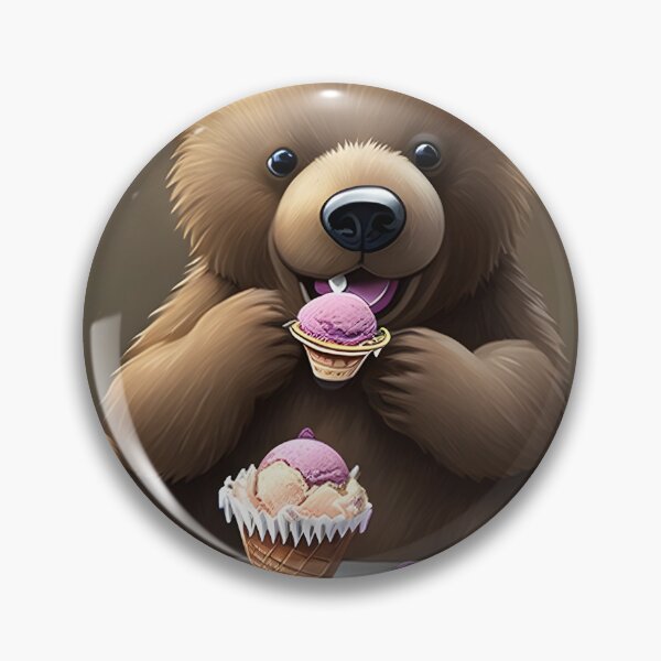 Item preview, bear eat ice cream designed and sold by novmasao.