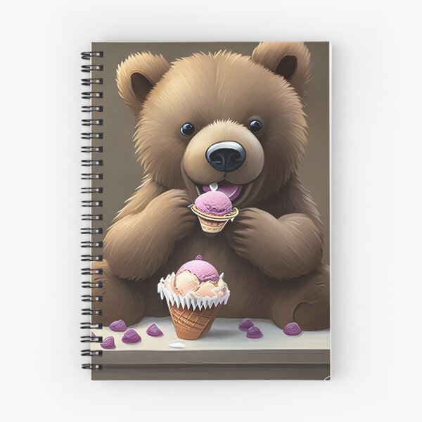 Item preview, bear eat ice cream designed and sold by novmasao.